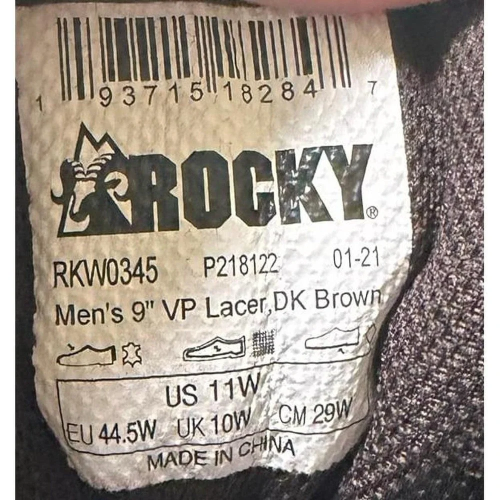 Rocky RKW0345 Men's 11W 9